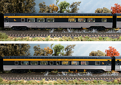 C&O Coaches, HO scale