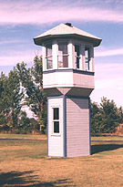 Ex-PM crossing tower, now in Coloma, MI