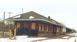 Ex-PM brick depot at Ludington, MI